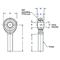 VCAM & VCAB Dimensional Drawing