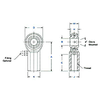 SW-E & SG-E Dimensional Drawing