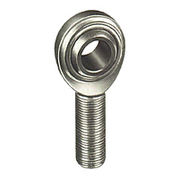 MPL-M08CSS M8X1.00 STAINLESS STEEL PTFE LINER MP2 MALE ROD END BEARING